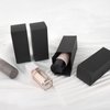 Framendino, 50 Pack Black Kraft Paper Lipstick Boxes Rectangle Lipstick Bottle Boxes Reusable Lip Balm Packaging Cases Gift Wrapping Box for DIY Gift Packaging (3.54x1.41x1.41)