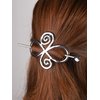 HAQUIL Viking Hair Accessories Antique Viking Celtic Knot Celtic HairPins Clip Silver Hair Sticks Irish Hair Decor For Long Hair Jewelry
