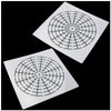 MTQY Plastic Mandala Stencils 5 in 1 Mandala Dot Painting Tool Kit 8/12/16 Segment Reusable Mandala Dotting Tool for DIY Painting Art Projects