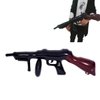 4 Pcs Inflatable Gun Props Costume Accessories Inflatable Machine Gun Cosplay Theme Party Birthday Decoration balloon
