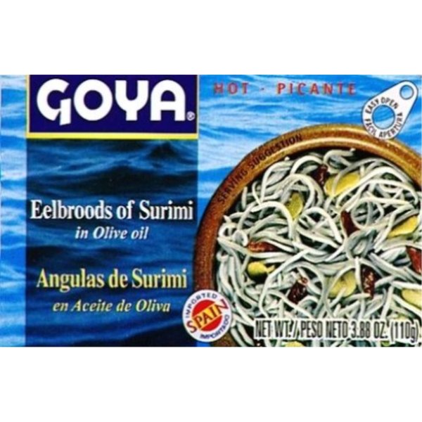 Goya Eelbroods of Surimi, 3.88-Ounce Unit (Pack of 5)