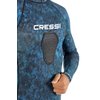 Cressi Mens Crew-neck Rash Guard, Camo Blue, Small US
