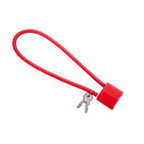 Nimrod's Wares DAC CA DOJ-Approved 15" Gun Cable Lock FSD w/ 2 Keys CL012014 Microfiber Cloth