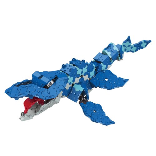 LaQ Dinosaur World Mosasaurus | 333 Pieces | 6 Models | Age 7+ | Creative, Educational Construction Toy Block | Made in Japan