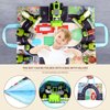 Seemiracle 11 Piece Baby Truck Car Toys Set Urban Traffic Scenarios Storage Bag with Play Mat Engineering Car for Toddlers 1-3 Year Old Boy Gift