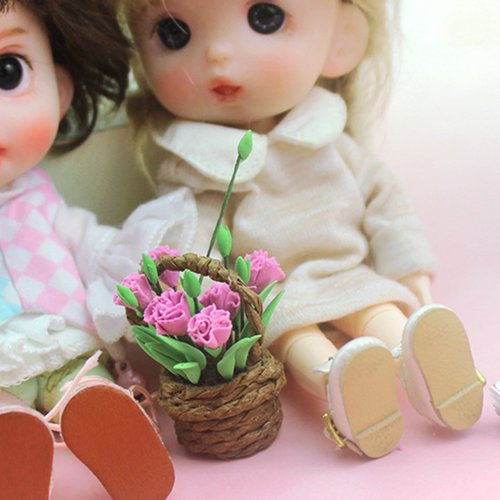 Miniature Flowers, Nice Appearance Miniature Dollhouse Plants for Dollhouse for Home