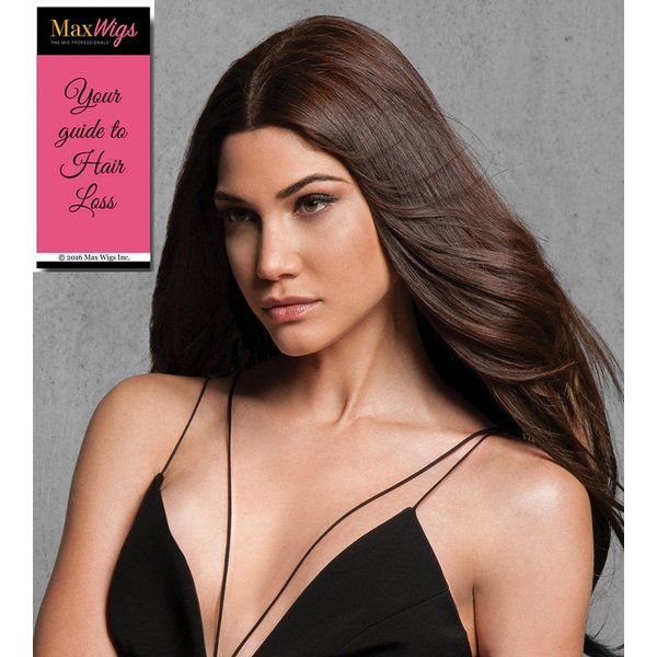 22" Straight Fineline Extensions Color R6 DARK CHOCOLATE - Hairdo Wigs 4 Piece Kit Clip In Women's Tru2Life Heat Friendly Synthetic Added Length Bundle with MaxWigs Hairloss Booklet