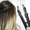 USHTIGER Professional Hair Extension Iron Fast Heat-up Fusion Connector Bonding Tool for Salon Adjustable Temperature Control U Tip Human Hair Extensions Keratin Glue Black