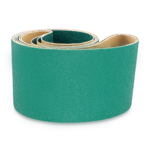 Red Label Abrasives 4 X 48 Inch 80 Grit Metal Grinding Zirconia Sanding Belts, 3 Pack