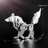 3D Metal Model Kits, Mechanical Wolf 3D Metal Puzzle,Steel Animal Series DIY Brain Teasers Simple 3D Puzzles Home Decor Art Craft Gifts Toys for Adult