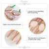 Gorais Bride Wedding Hair Comb Rose Gold Crystal Bridal Hair Pieces Opal Hair Accessories for Women and Girls (Rose gold)