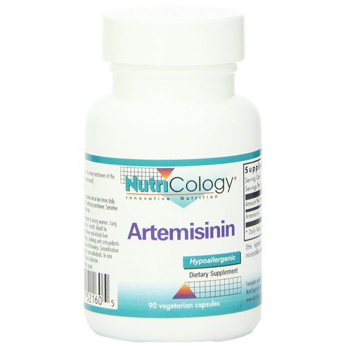 Nutricology Artemisinin Supplement - GI Tract Support, Pure Qinghaosu from Artemisia annua, Thujone-Free, Vegetarian Capsules - 90 Count