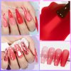 SUPWEE Jelly Gel Polish Set - 8 Colors Sheer Milky White Pink Translucent Nail Polish Gel French Manicure Soak Off UV/LED Gel DIY at Home Professional Nail Salon Kit 7ML(0.24FL OZ)