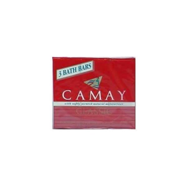 Camay Softly Scented Bath Bar Soap, Classic, 4.0 oz Bars, 3 Each, by Camay