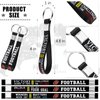 Junkin Football Party Favors Football Silicone Keychains Gift Football Game Accessories Football Party Supplies(12 Pieces)