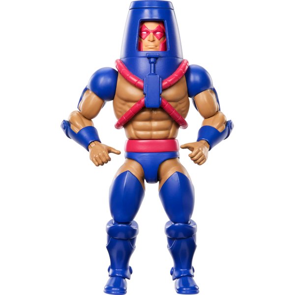 Masters of the Universe Origins Action Figure Cartoon Collection Man-E-Faces 5.5-inch 1980s TV Heroic Warrior, Changeable Face, Mini-Comic