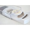Full Coverage Natural Look Magnetic Lashes 100% Human Hair - 3 Magnets - Curves with Eye Shape (Extra Short, Brown)