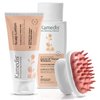 KAMEDIS Anti-Dandruff Therapy Shampoo, Botanical Moisturizer Over-Night Scalp Lotion & Fillable Scalp Massager Brush. Head Treatment for Dry, Itchy, Flaky, Seborrheic Dermatitis and Sensitive Scalp