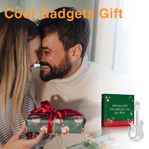 12 in 1 Keychain Multi-tool, Gifts for Men Boyfriend Dad, Father's Day Birthday Gifts, Mini EDC gadgets Tool Gear Bottle Opener for Camping Survival