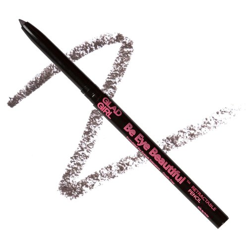 GladGirl Be Eye Beautiful - Retractable Pencil (Ebony) Natural Dark Brown