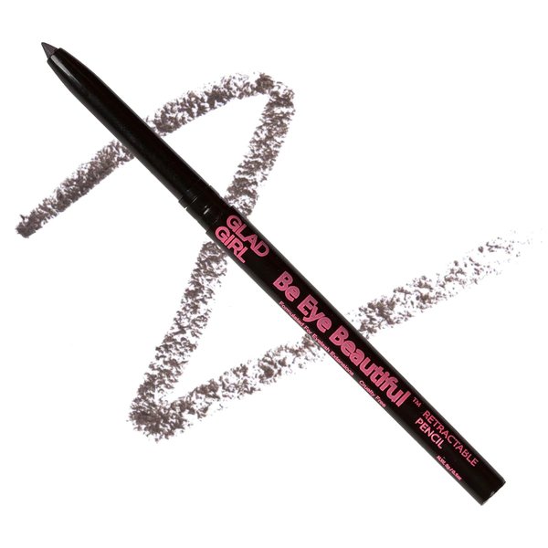 GladGirl Be Eye Beautiful - Retractable Pencil (Ebony) Natural Dark Brown
