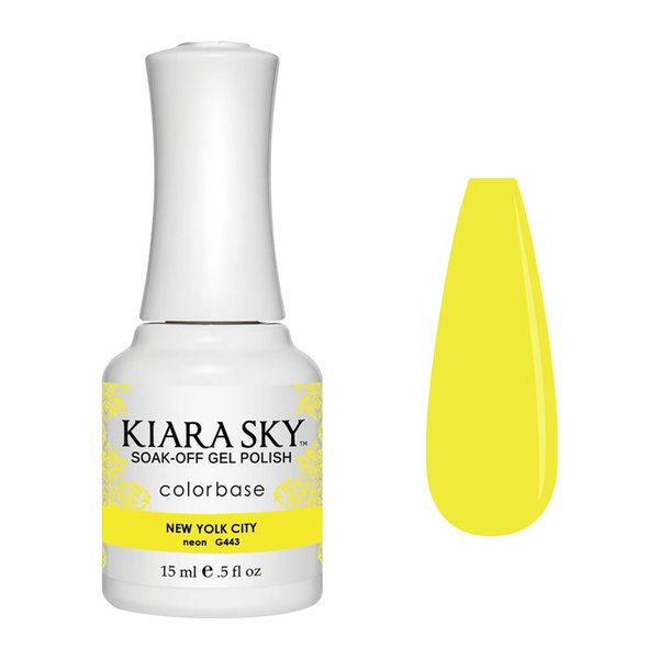 KIARA SKY Soak Off Gel Nail Polish 0.5 fl oz, NEW YOLK CITY (G443)