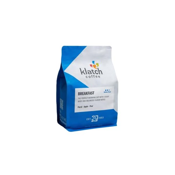 Klatch Coffee "Breakfast Blend" Medium Roasted Whole Bean Coffee - 5 Pound Bag