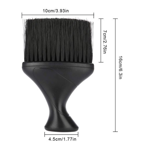 Ruiqas Portable Soft Hair Brush Neck Duster Hairdressing Hair Cutting Styling Cleaning Brush Barber Cleaning Hairbrush Hair Sweep Brush Hairdressing Neck Face Duster Brush Soft Hair Styling Tool