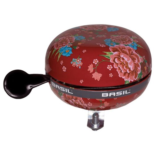 Basil Bloom Big Bicycle Bell - Ding Dong - Red