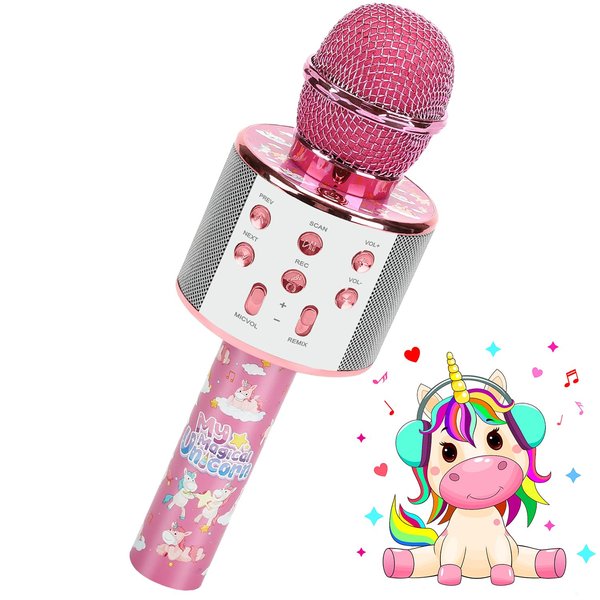 Niskite Toddler Girl Toys Microphone: 2 3 4 Year Old Girl Birthday Gift Ideas