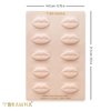 BRAWNA 3D Lip PMU Practice Skin - 10 Lip Shapes - Lip Tattoo Practice Skin – PMU Supplies