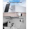 Upgraded Solar Panel Charging Compatible with Pro 5S, Arlo Pro 4, Pro 3, Pro 3 Floodlight, Ultra 2, Ultra, 4W Solar Panel with 9.8ft Charging Cable, IP65 Waterproof, Includes Secure Wall Mount, 2 Pack