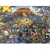Dowdle Folk Art 1000 Piece Puzzle Noah's Ark 19-1/4"x26-5/8" Finished Sz Animals