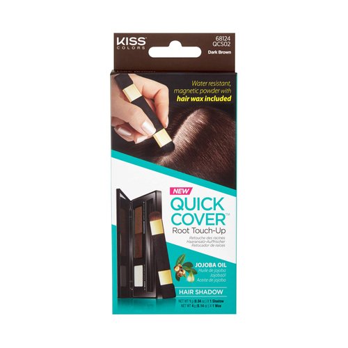 KISS Quick Cover Root Touch-Up Hair Shadow Dark Brown QCS02