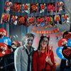 Bride of Chucky Party Decorations,Birthday Party Supplies For Horror Movie Character Chucky Party Supplies Includes Banner-Cake Topper-12 Cupcake Toppers - 18 Balloons