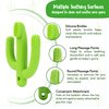 Cactus Baby Teething Toys for Babies 0-6 Months or 6-12 Months, Self-Soothing Pain Relief Soft Baby Teether Toys for Babies, Toddlers, Infants, Boy or Girl, BPA Free, Green