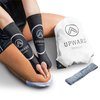 Upward Fitness - Volleyball Arm Sleeves with Passing Protection Forearm Pads and Comfortable Thumbhole Design- Includes Bag and Headband - Perfect For Girls and Boys (XS/S Black)