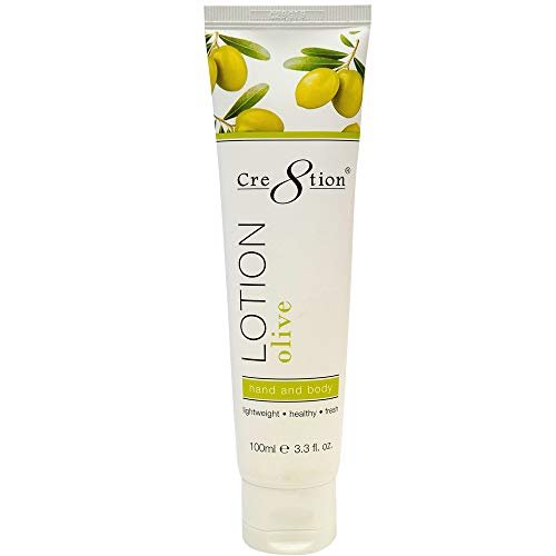 Cre8tion Spa Hand & Body Lotion Nourishing Skin Lotion Moisturizer From Dryness and Flaking 100 ml/fl. 3.3 oz (Olive)