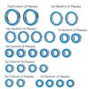 WEFEINO 26Pcs Metal Wheel Hubs Blue Sealed Bearing Kit for 1/10 TRX-4 Browco RC Car Truck
