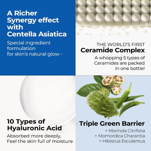 BACIEL - Hydra Barrier Cica Foam Cleanser Ι Face Wash Ι Hydrating Ι Hyaluronic Acid & Cica Ι Ceramide Ι Korean Skin Care 4.05 fl.oz.