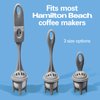 Hamilton Beach Coffeemaker Water Filter Replacement Pods and Handle, Charcoal, 2-Pack