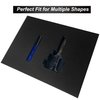 Pick Apart Foam Insert- 3 PCS and Foam Pads- 3 PCS Pluck Foam Pre Cubed Foam Insert Pre Separated Cube Sheet Foam with Bottom Use for Interlocking Cases Tool Box Board Storage Drawer Pad- 16in*12in