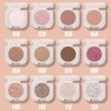 FeiCuiYun Monochrome Glittle Eyeshadow, light eyeshadow, pressed glitter eyeshadow, Glittle Matte Pressed Powder Single Vegan Eyeshadow; Talc, Paraben & Cruelty Free, Slive Glitter (12)