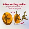 Relaxcation Natural Soap Bar For Kids With Toys Inside | Surprise Toy Inside the Bar | Made in USA from Safe Ingredients | Kid's Favorite Everyday Routin (Fossil Toy)