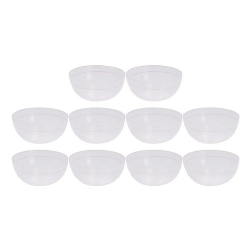 FOMIYES 30pcs Face Mixing Bowl Homemade Facial Bowl DIY Face Applicator Cosmetics Supplies Spa Beauty Tool for DIY Massage Body Transparent S