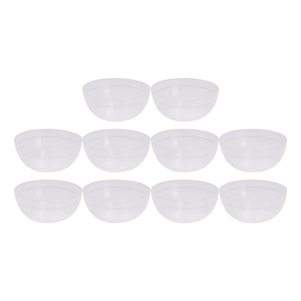 FOMIYES 30pcs Face Mixing Bowl Homemade Facial Bowl DIY Face Applicator Cosmetics Supplies Spa Beauty Tool for DIY Massage Body Transparent S