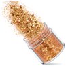 Holographic Nail Art Glitters Gold Silver Nail Sequins 3D Laser Acrylic Nails Powder Dust Flakes Nail Art Supplies for Nails Art Decoration Nail Sparkle Manicure Accessories Glitters Crafts 5 Boxes