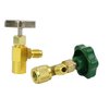 Wisepick R290 and R600A Charging Hose and Gauge Set with Can Tap and Shut Off Valves
