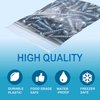 3''x 4'', (Pack of 100) Small Plastic Bags,2 MIL Thick Poly Zipper Lock Bags Clear for Photo, Jewelry, Bakery, Treats, Travel, Storage, Packaging & Shipping.PP Resealable