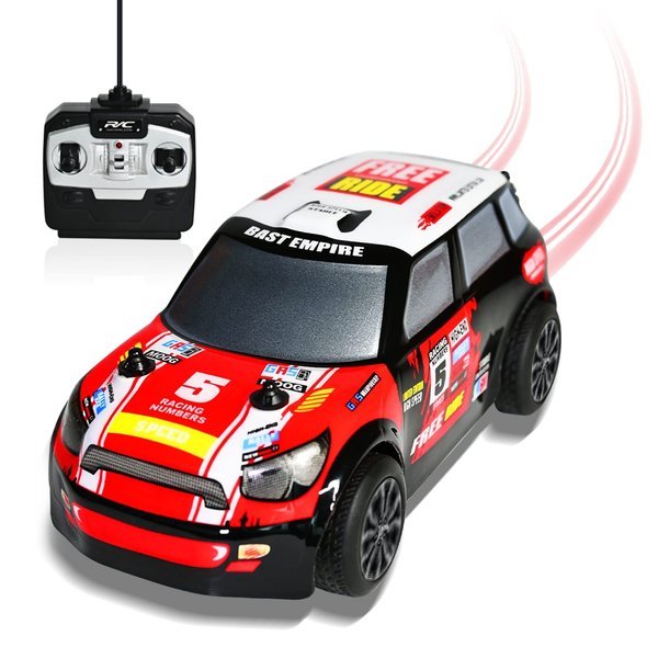 Fast Tiny Remote Control Racing Car Model, Good Looking,Quick Getting Around Super Well Made Nicely Printed and Durable for Kids(Racing)